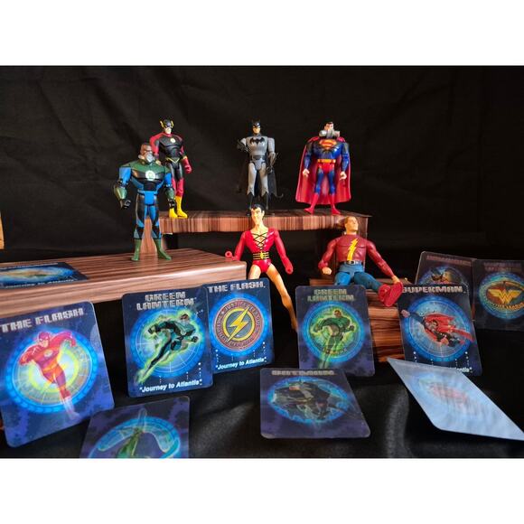 DC Comics Other - Justice League From DC Comics, Action Figures And Cards.